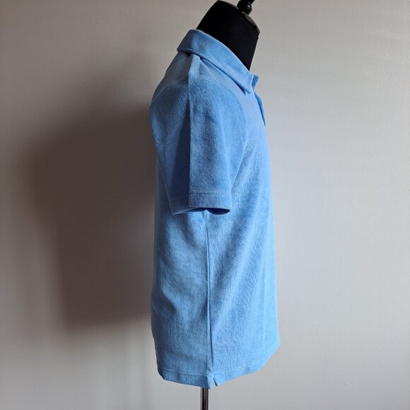 NEW Impulso Italian Light Blue Polo Shirt Size M - Picture 5 of 15